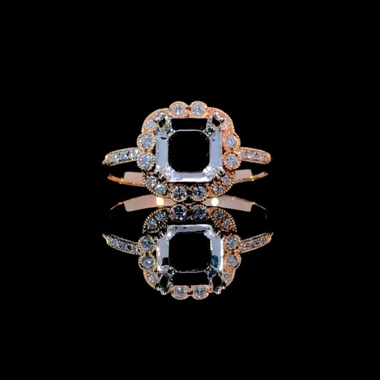 156188 - .17 ctw diamond semi mount