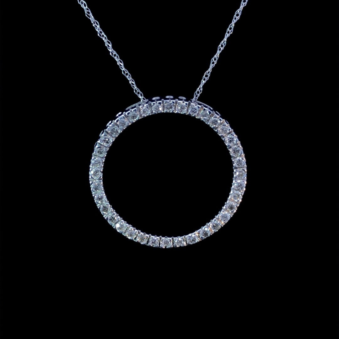 159099 - .46 ctw diamond pendant