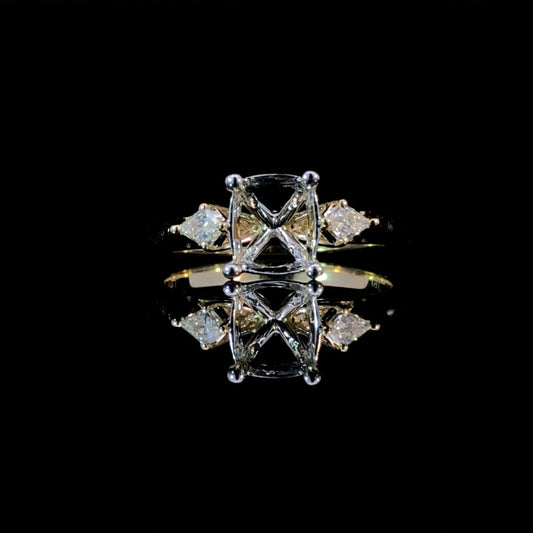 163331 - .20 ctw diamond semi mount