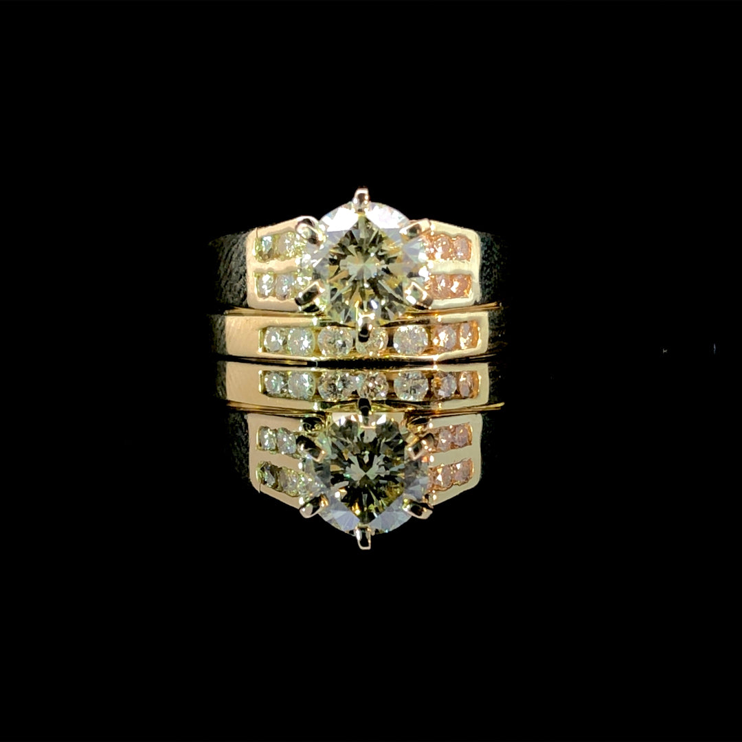 164586 - 1.57 ctw diamond ring
