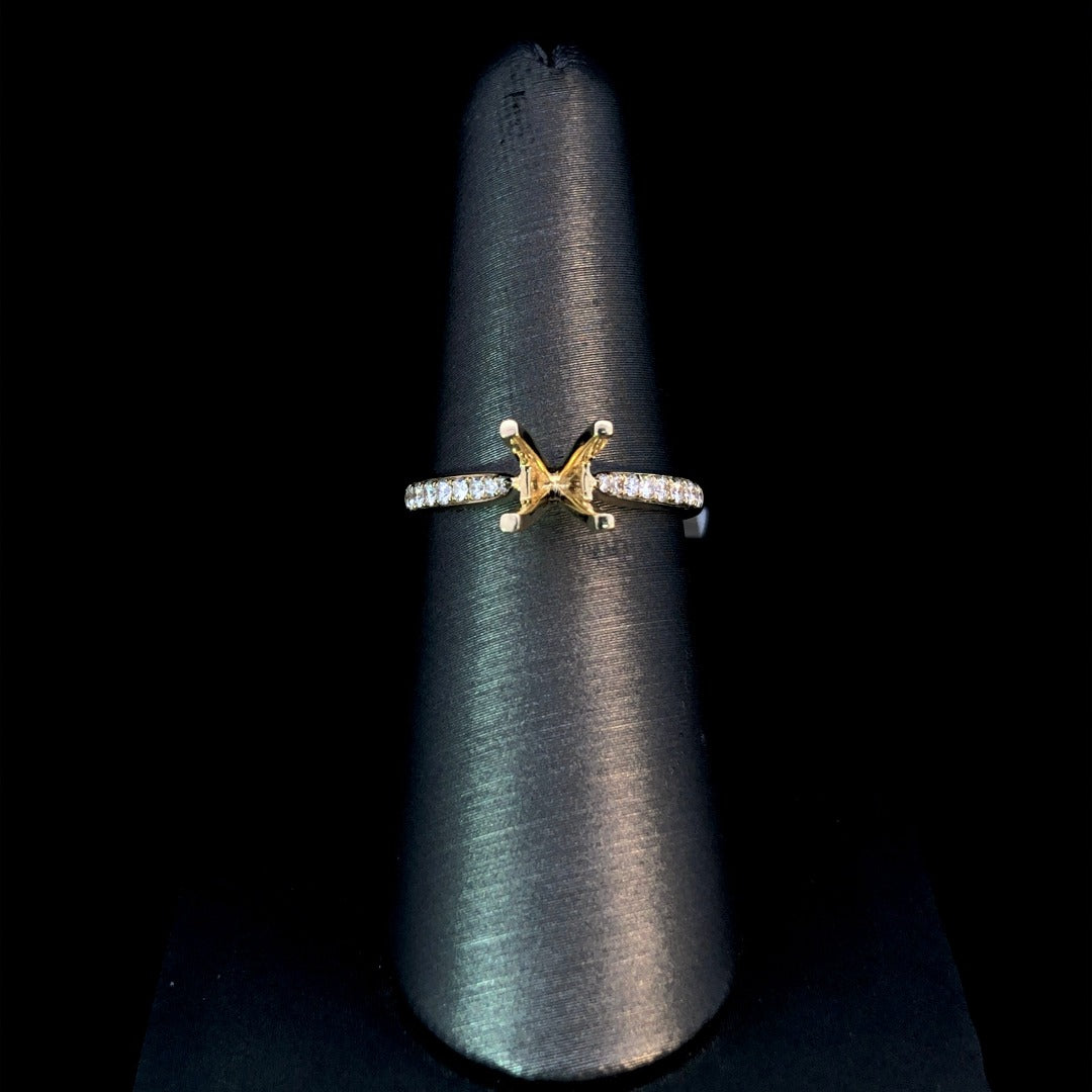 162349 - .23 ctw diamond semi mount
