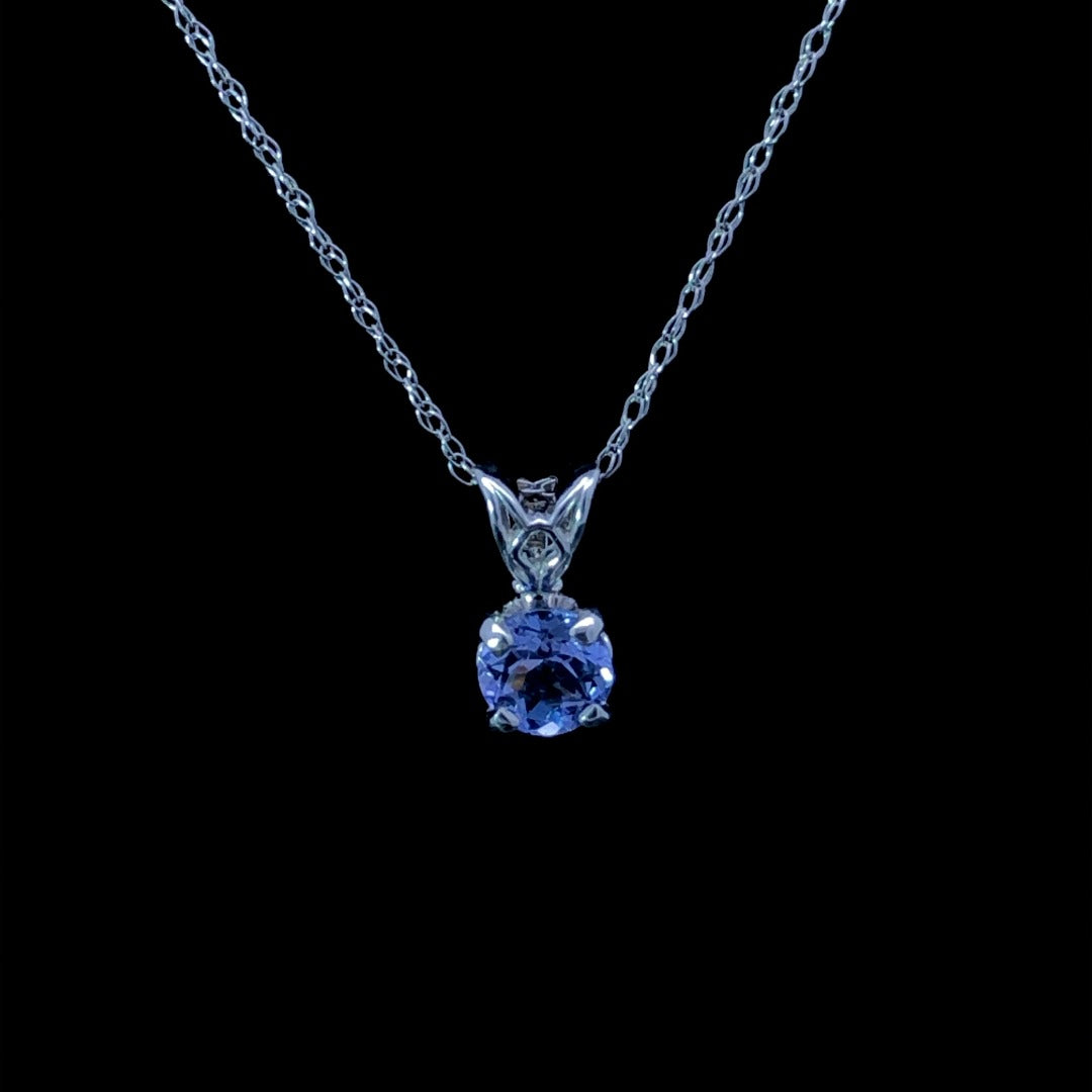 162203 - .46 ctw tanzanite pendant