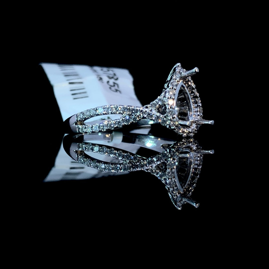 157855 - .28 ctw diamond semi mount