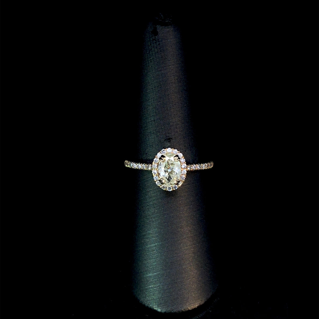 165645 - .92 ctw diamond ring