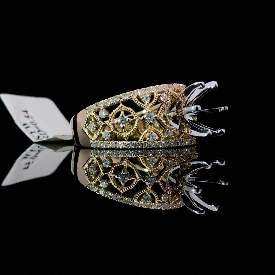 163433 - .54 ctw diamond semi mount
