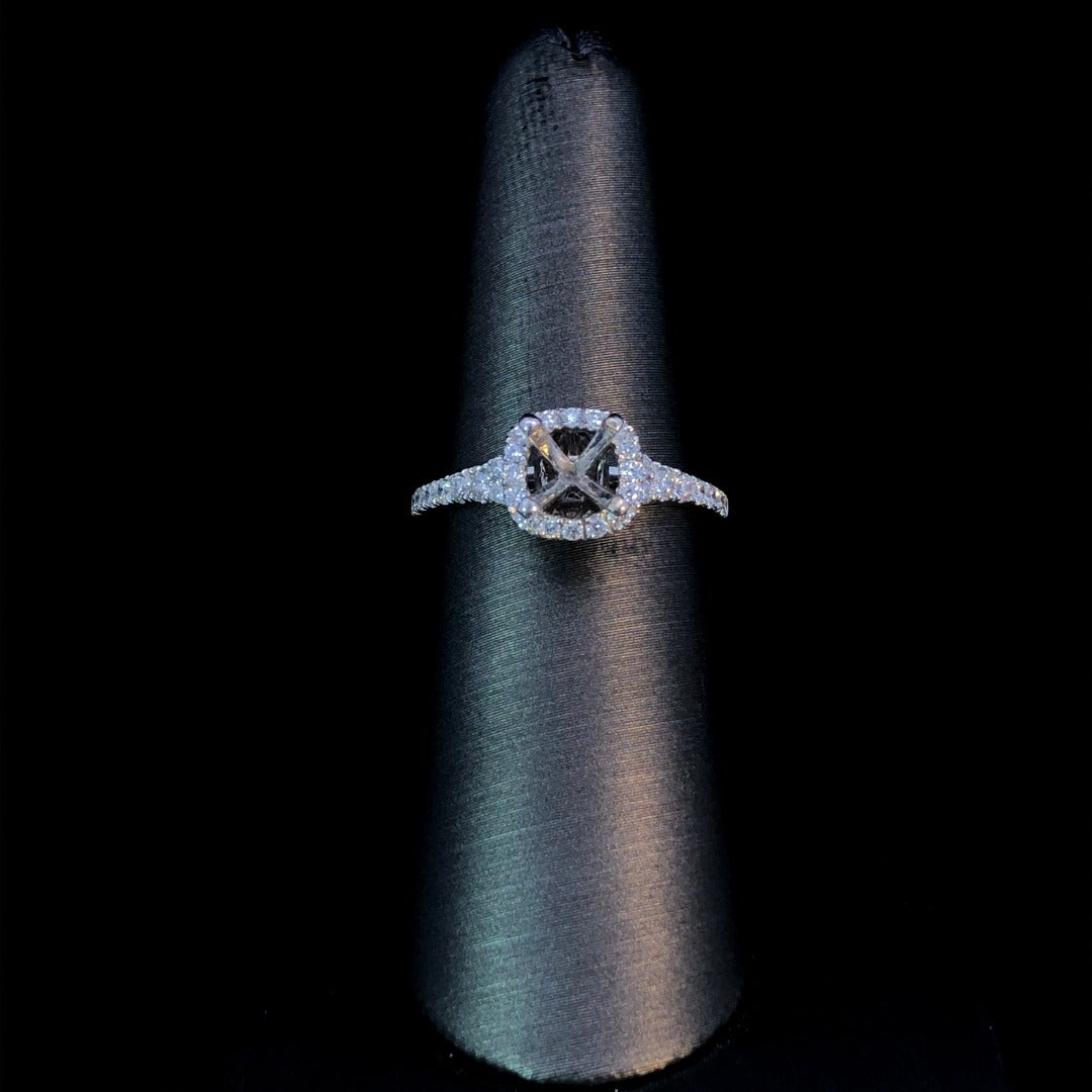 .46 ctw diamond semi mount