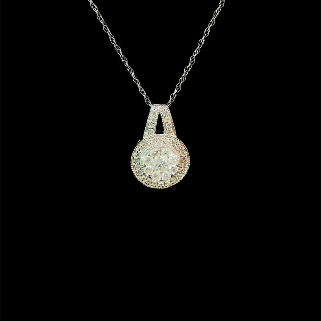 162121 - .50 ctw diamond pendant