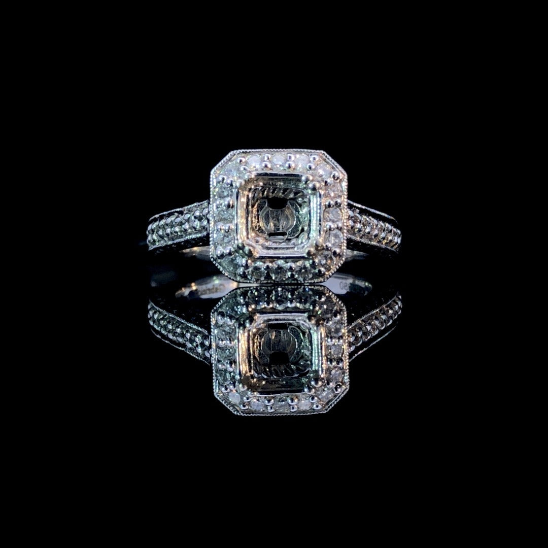 .80 ctw diamond semi mount