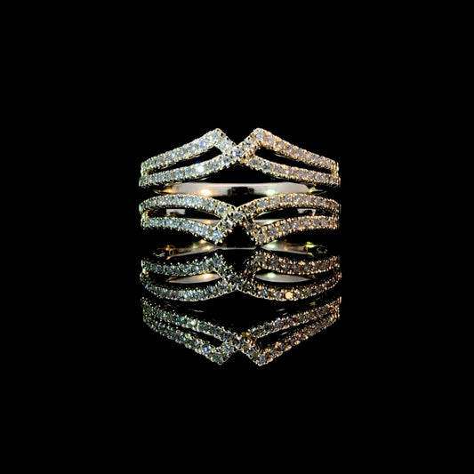 165517 - .38 ctw diamond ring guard