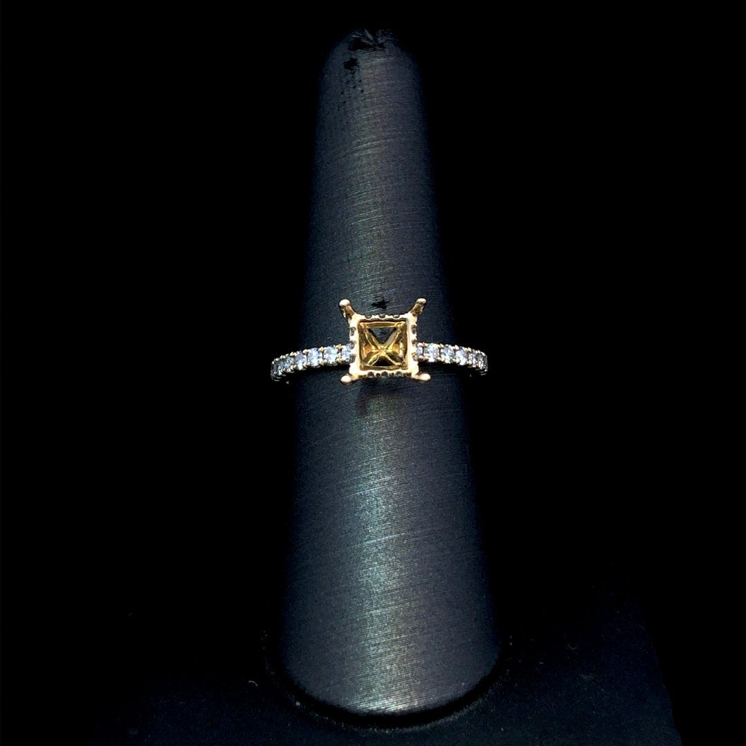 162347 - .40 ctw diamond semi mount