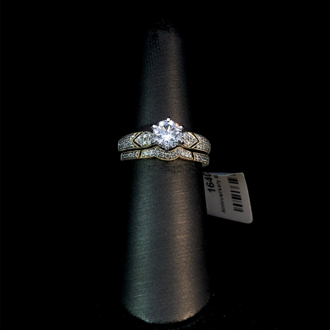 164466- 1.14ctw diamond engagement ring