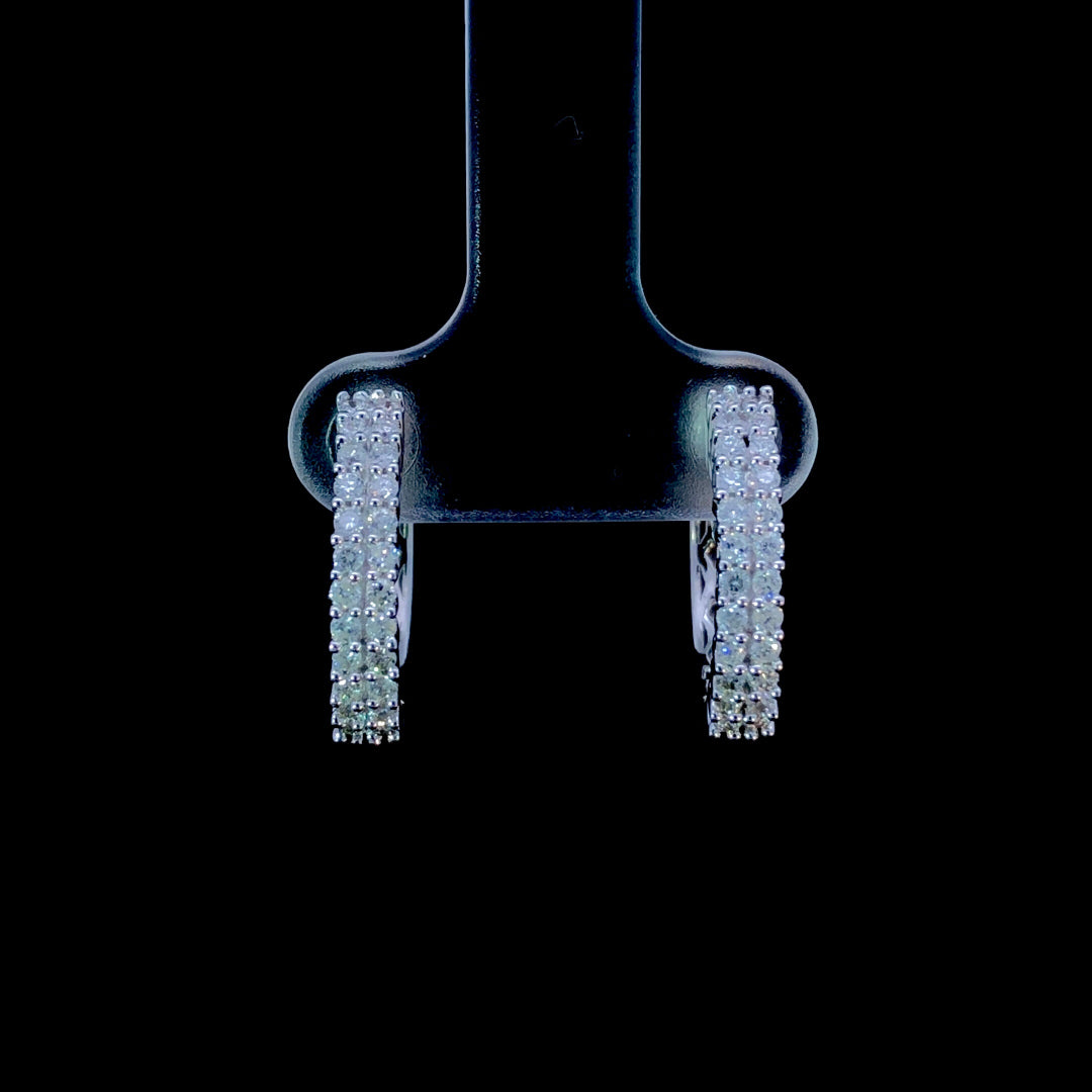 165294 - .50 ctw diamond hoops