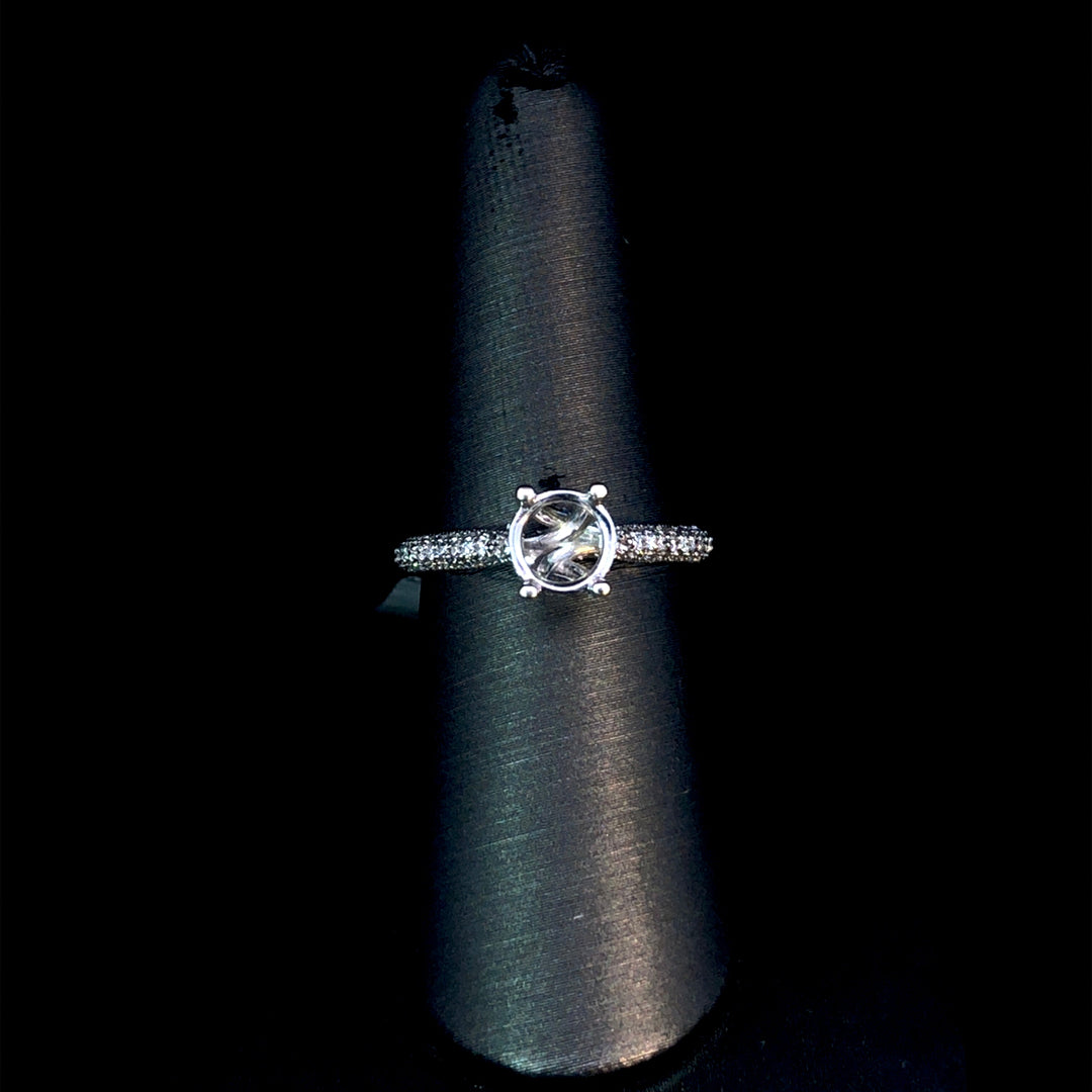 145042 - .45 ctw diamond semi mount