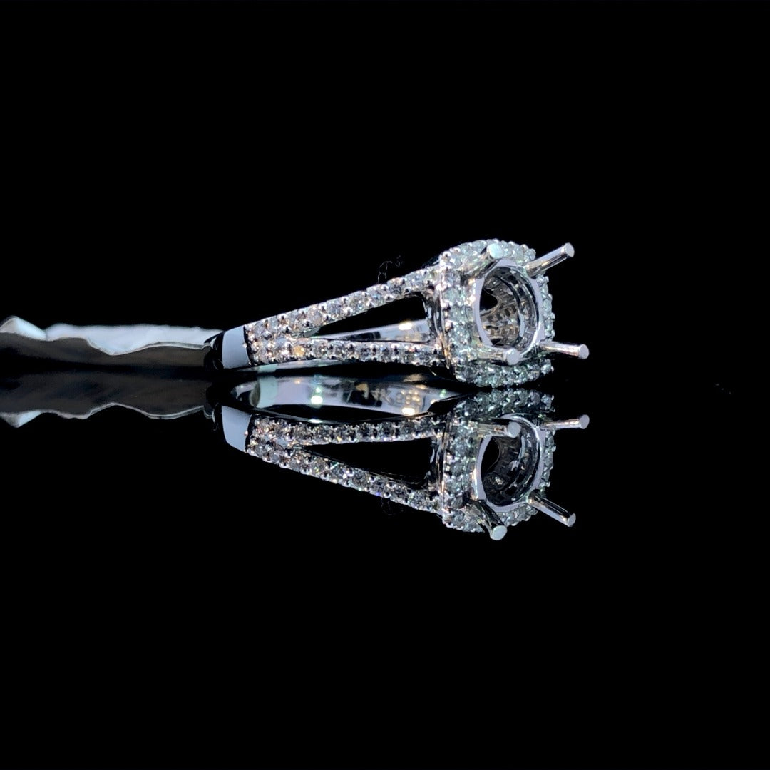 140444 - .30 ctw diamond semi mount