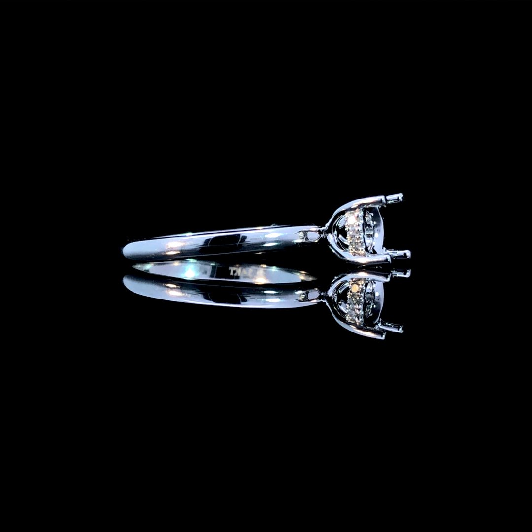164108 - .07 ctw diamond semi mount