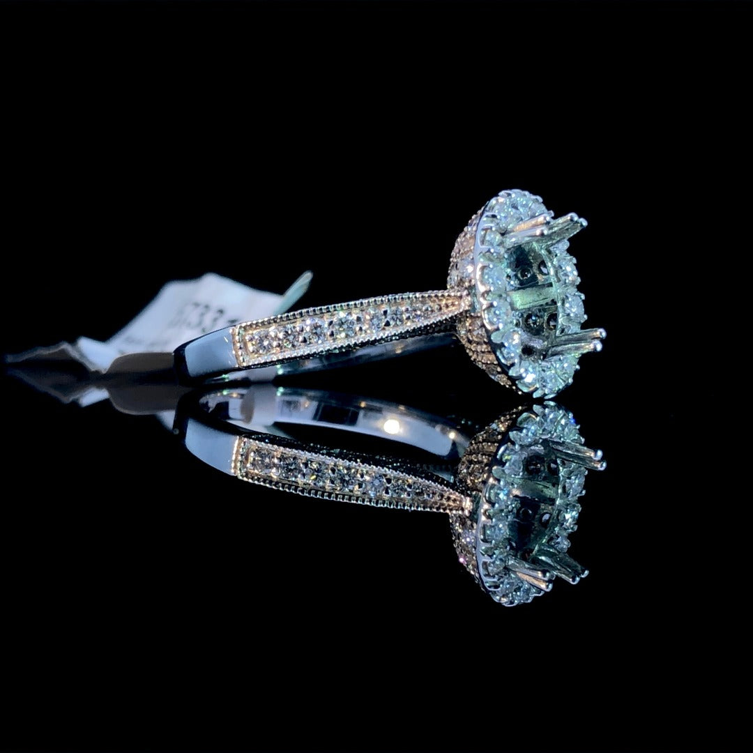 .71 ctw diamond semi mount