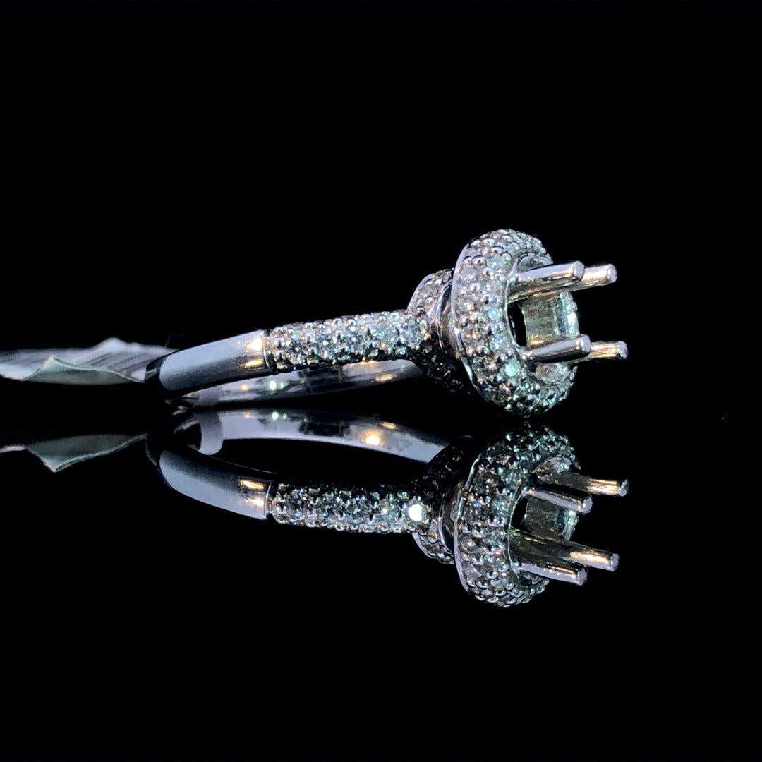 142602 - .28 ctw diamond semi mount