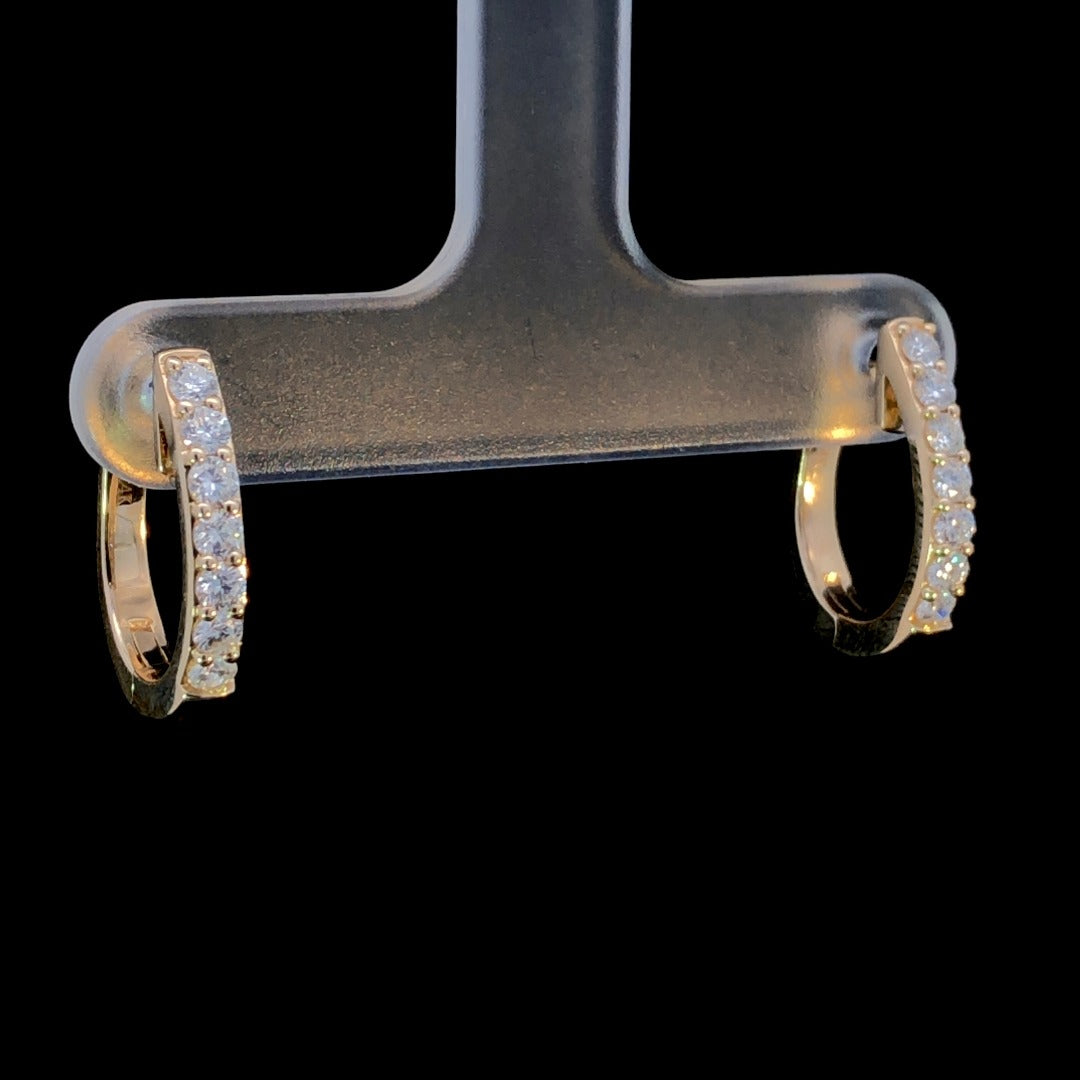 162123 - .50 ctw diamond earrings