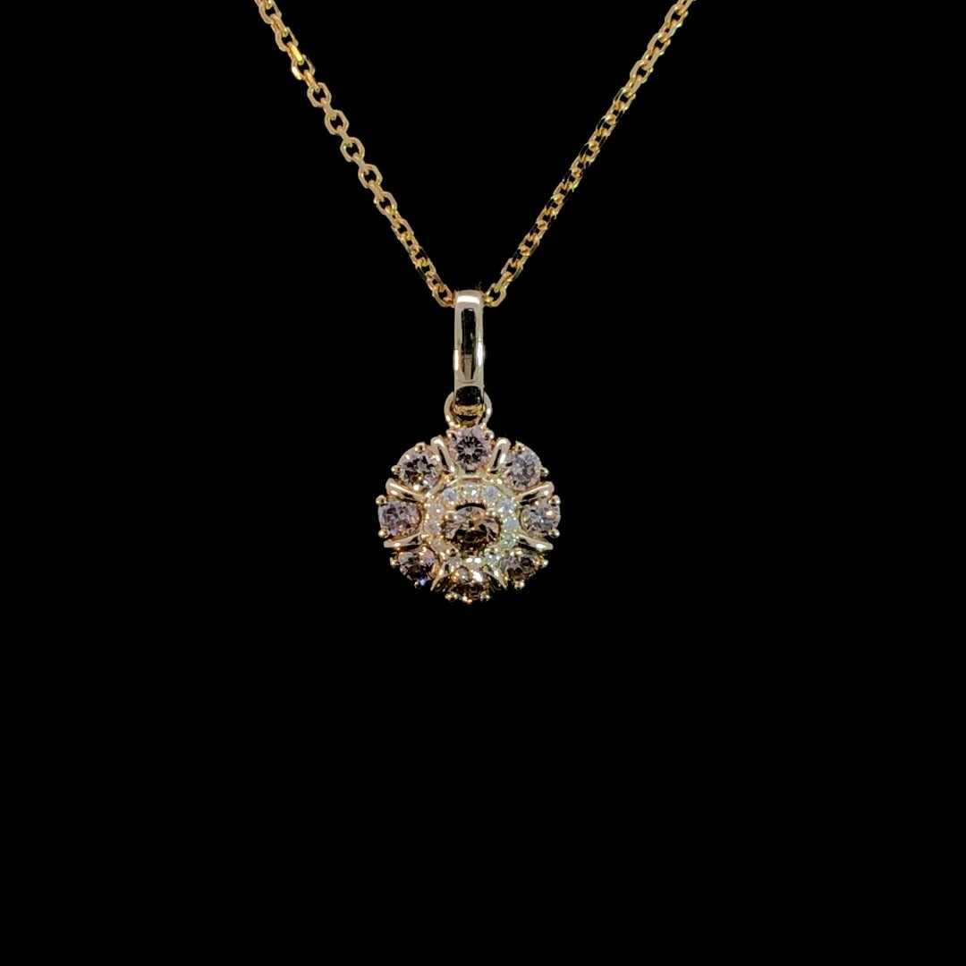 163192 - .35 ctw diamond pendant