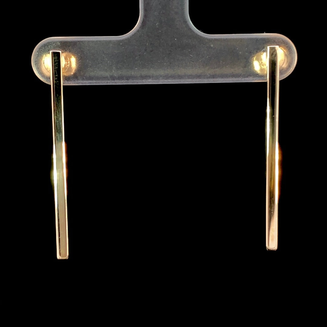 Gold earrings