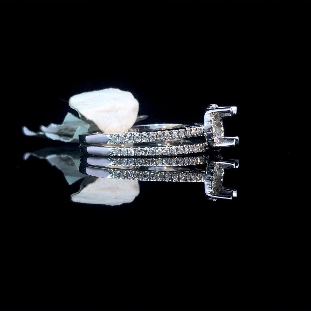 139686 - .17 ctw diamond semi mount