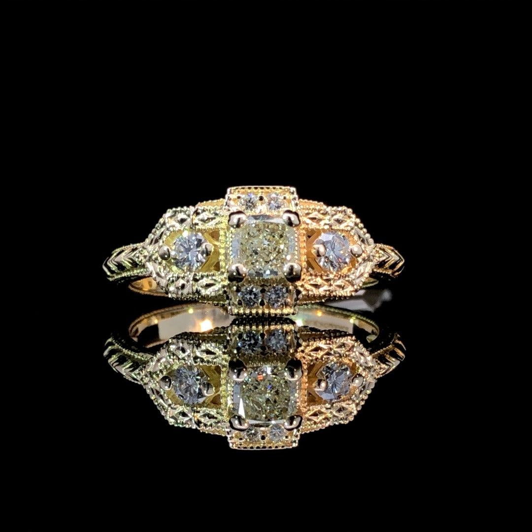 160665 - .88 ctw diamond ring