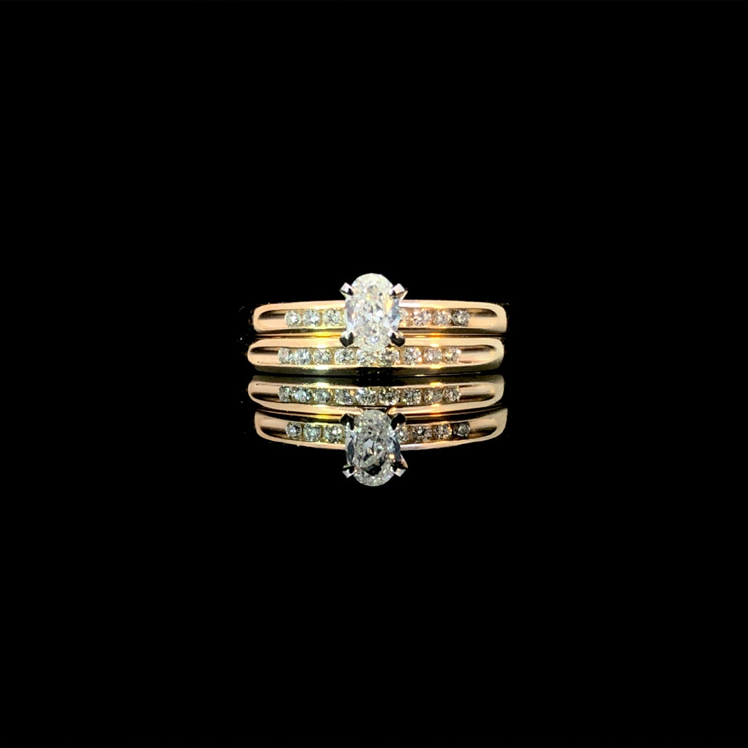 164798 - .40 ctw diamond wedding set