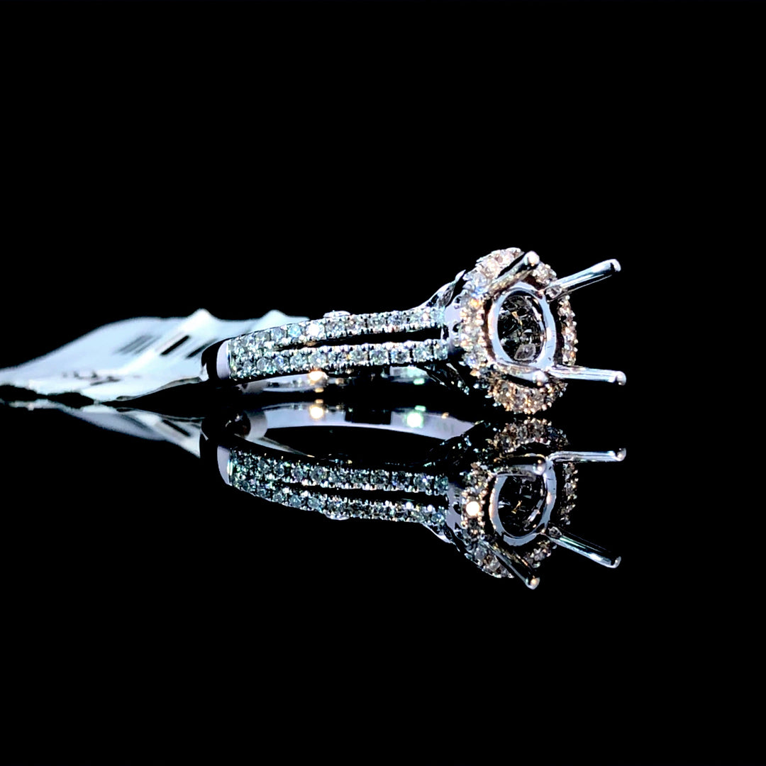 149584 - .42 ctw diamond semi mount