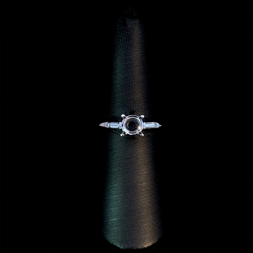 161133 - .09 ctw diamond semi mount