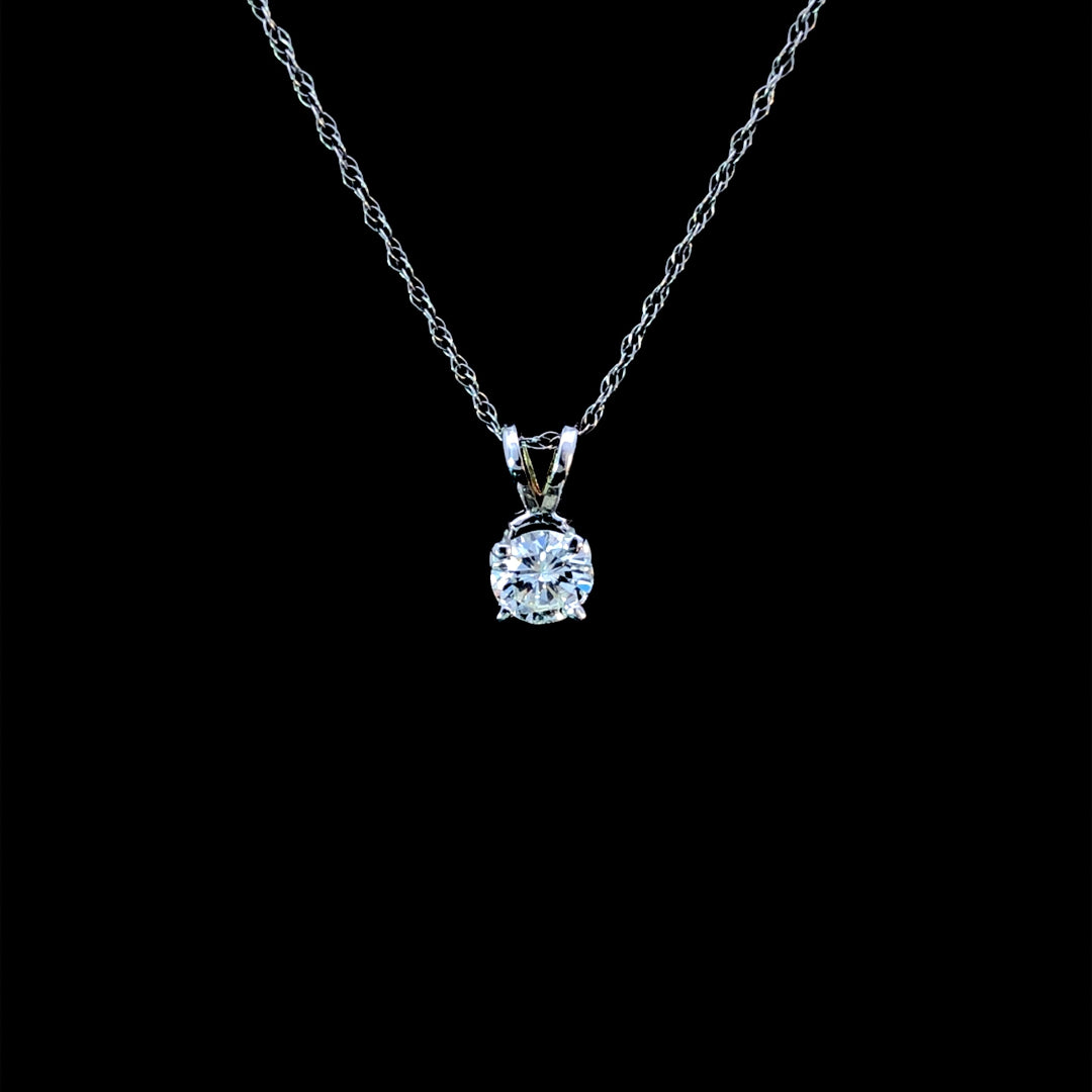 165647 - .45 ct diamond pendant