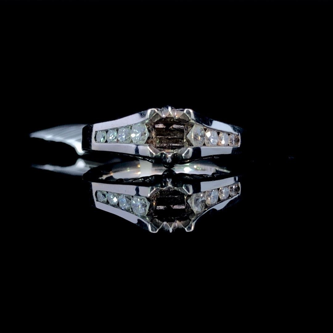 101549 - .45 ctw diamond semi mount