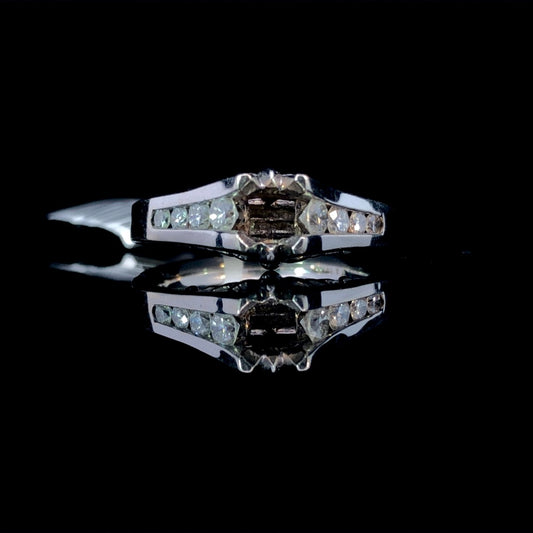 101549 - .45 ctw diamond semi mount
