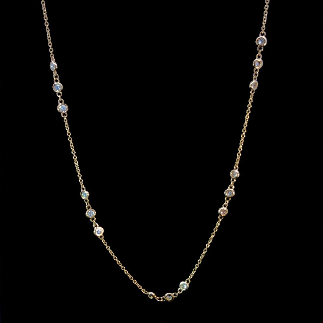 160673 - 1.05 ctw diamond necklace