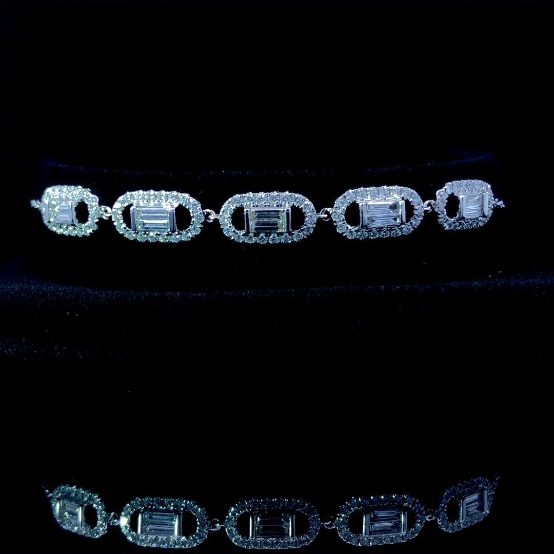 163717 - .81 ctw diamond bracelet