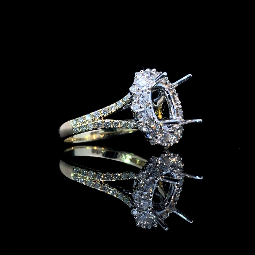 164006 - 1.16 ctw diamond semi mount