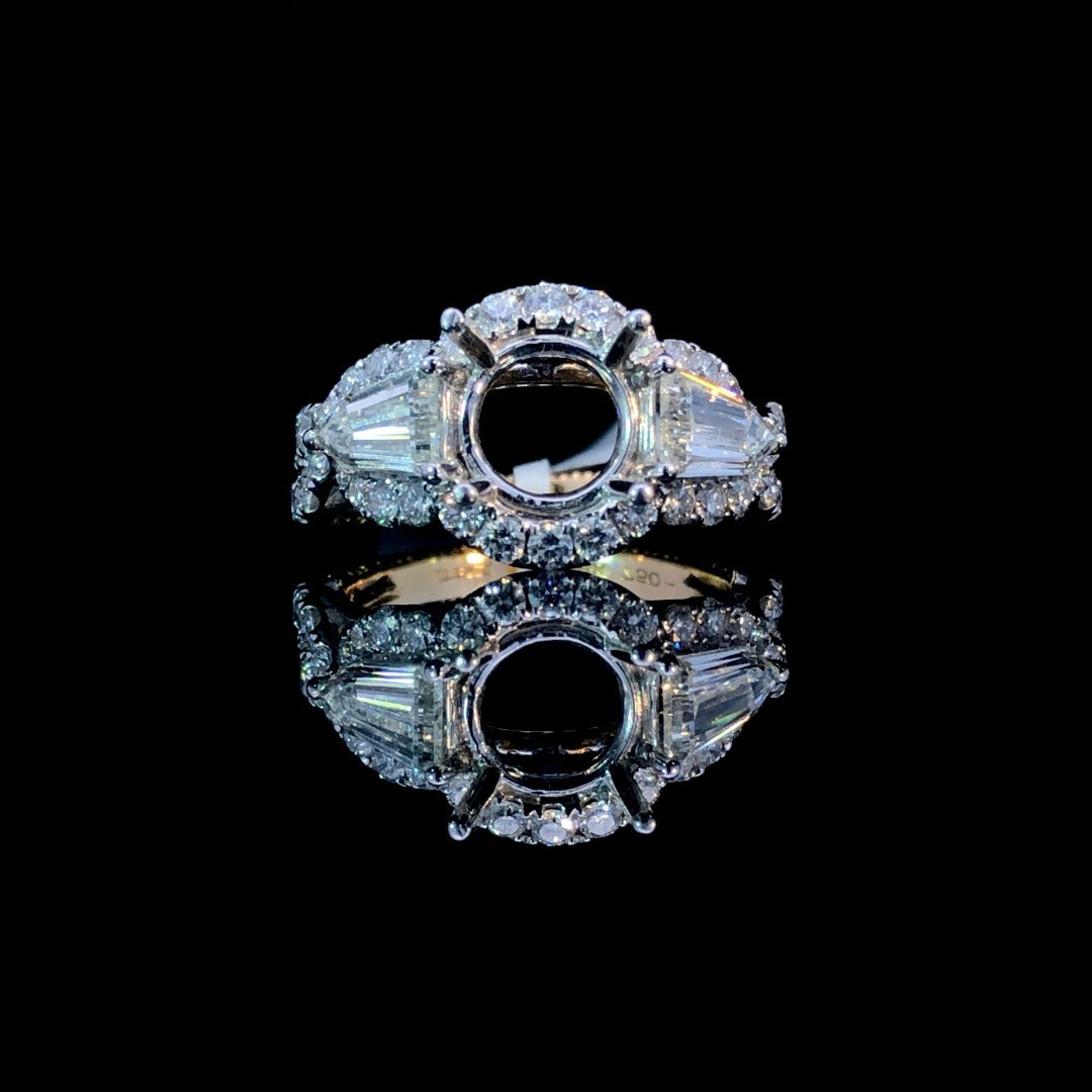 162386 - 2.34 ctw diamond semi mount
