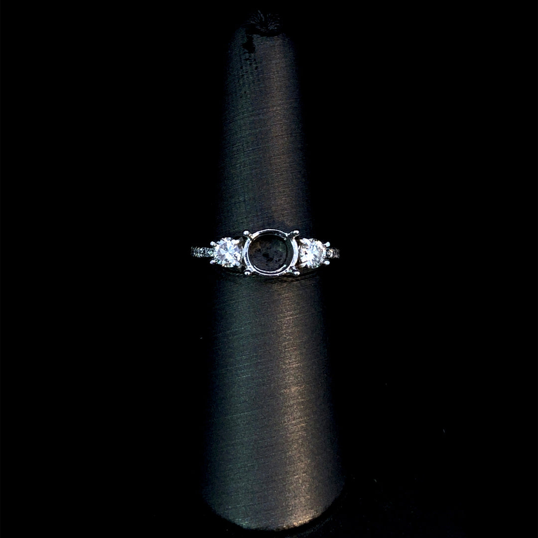 162651 - .56 ctw diamond semi mount