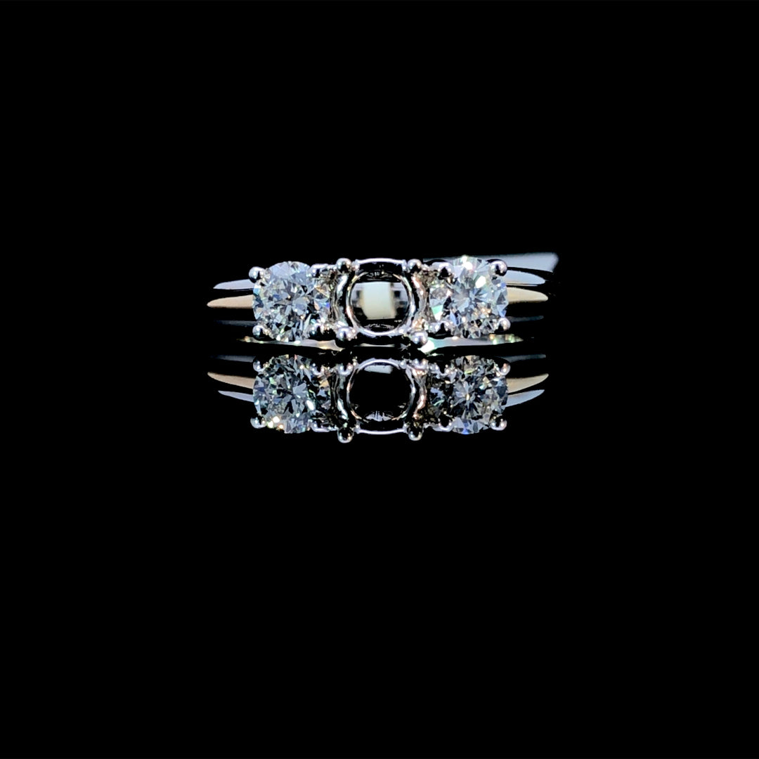 163152 - .62 ctw diamond semi mount