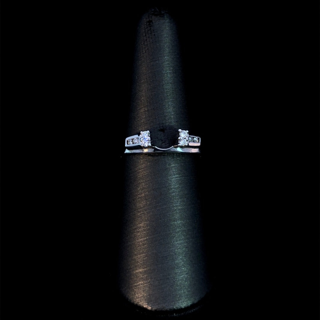 162062 - .12 ctw diamond ring wrap