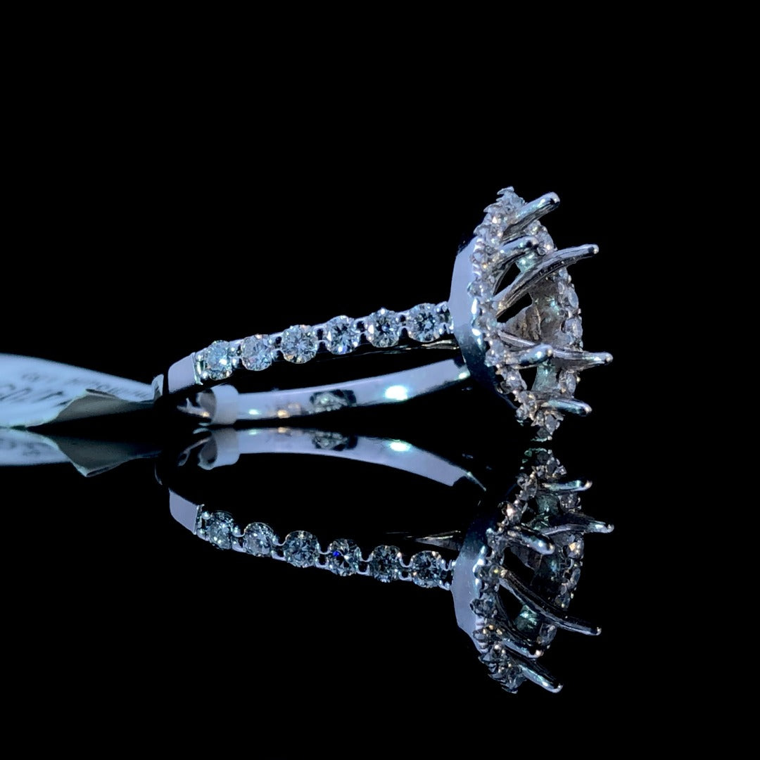.63 ctw diamond semi mount