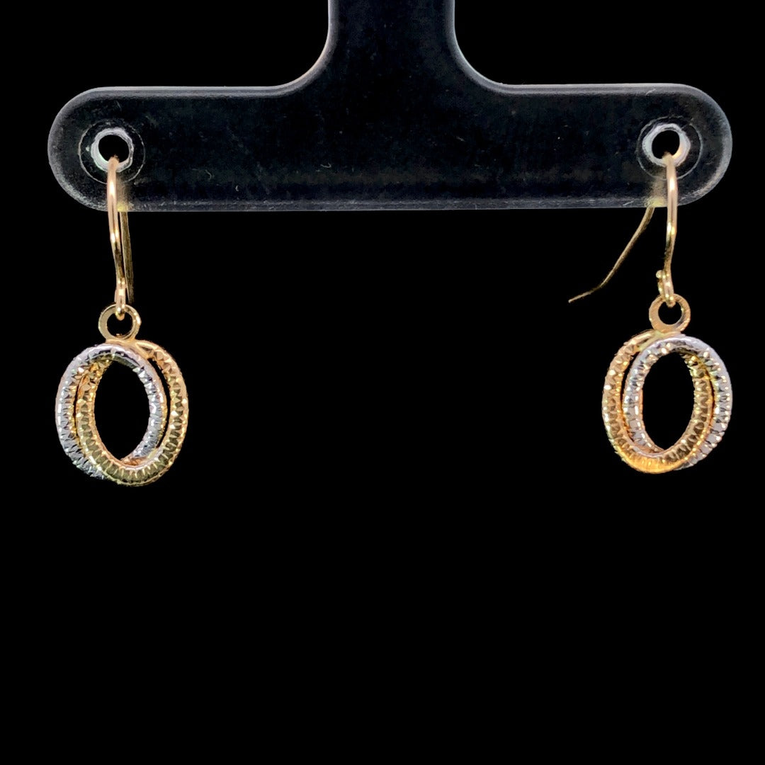 Gold earrings