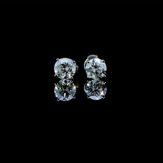 165649 - 1.98 ctw diamond earrings
