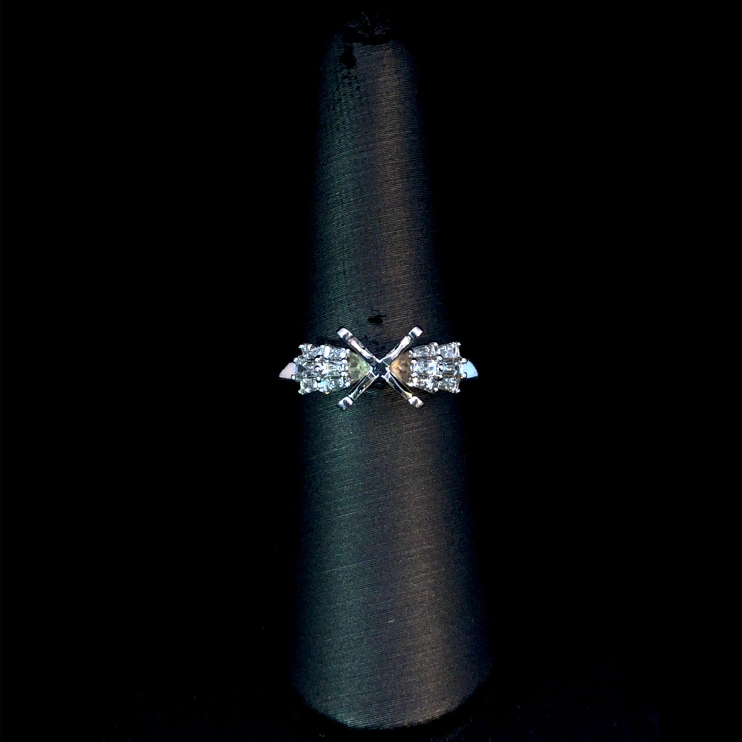 162412 - .44 ctw diamond semi mount