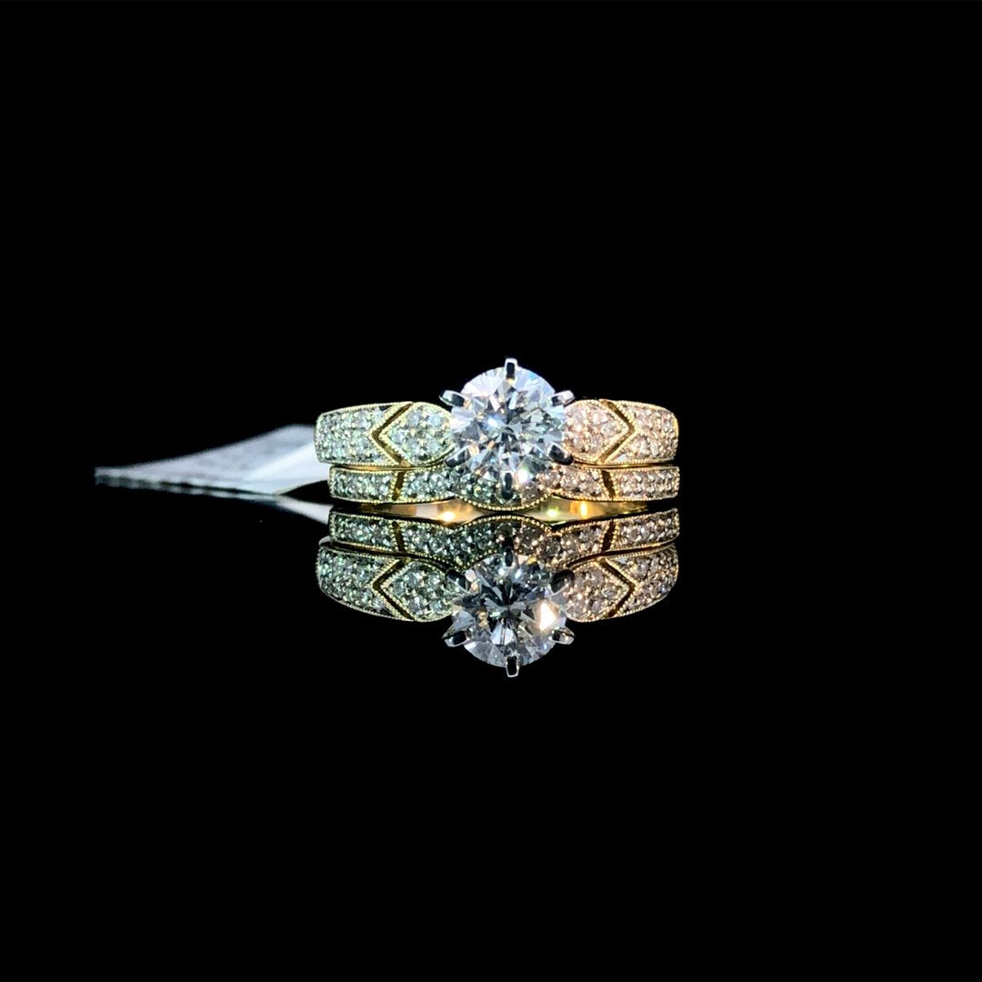 164466- 1.14ctw diamond engagement ring