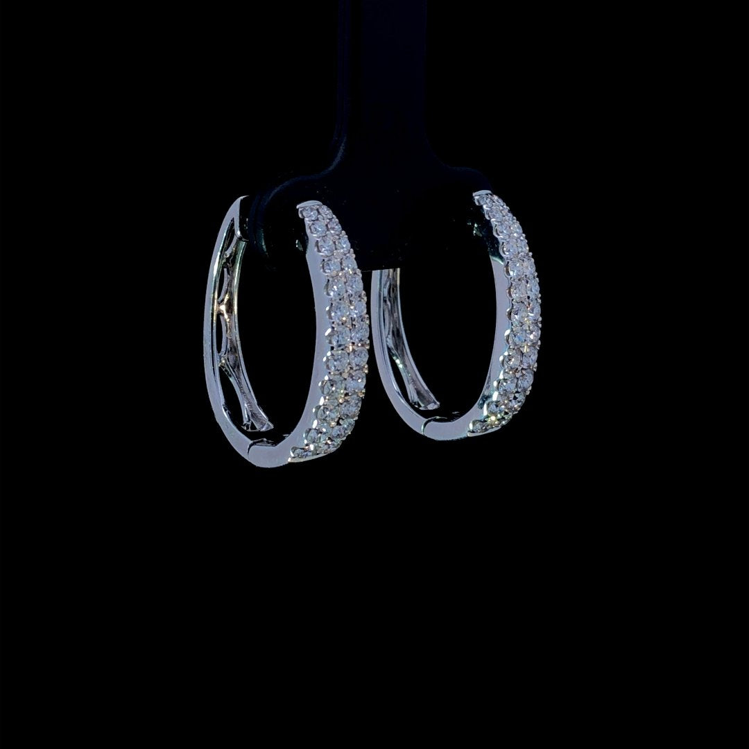 163876 - 1.00 ctw diamond earrings