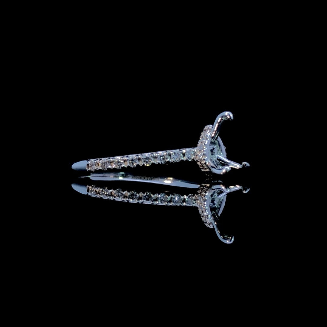 158523 - .23 ctw diamond semi mount