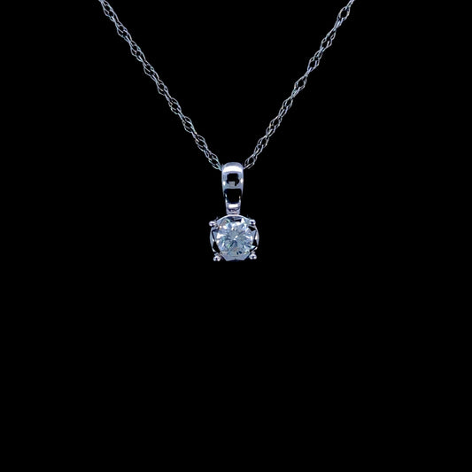 165430 - .17 ctw diamond pendant