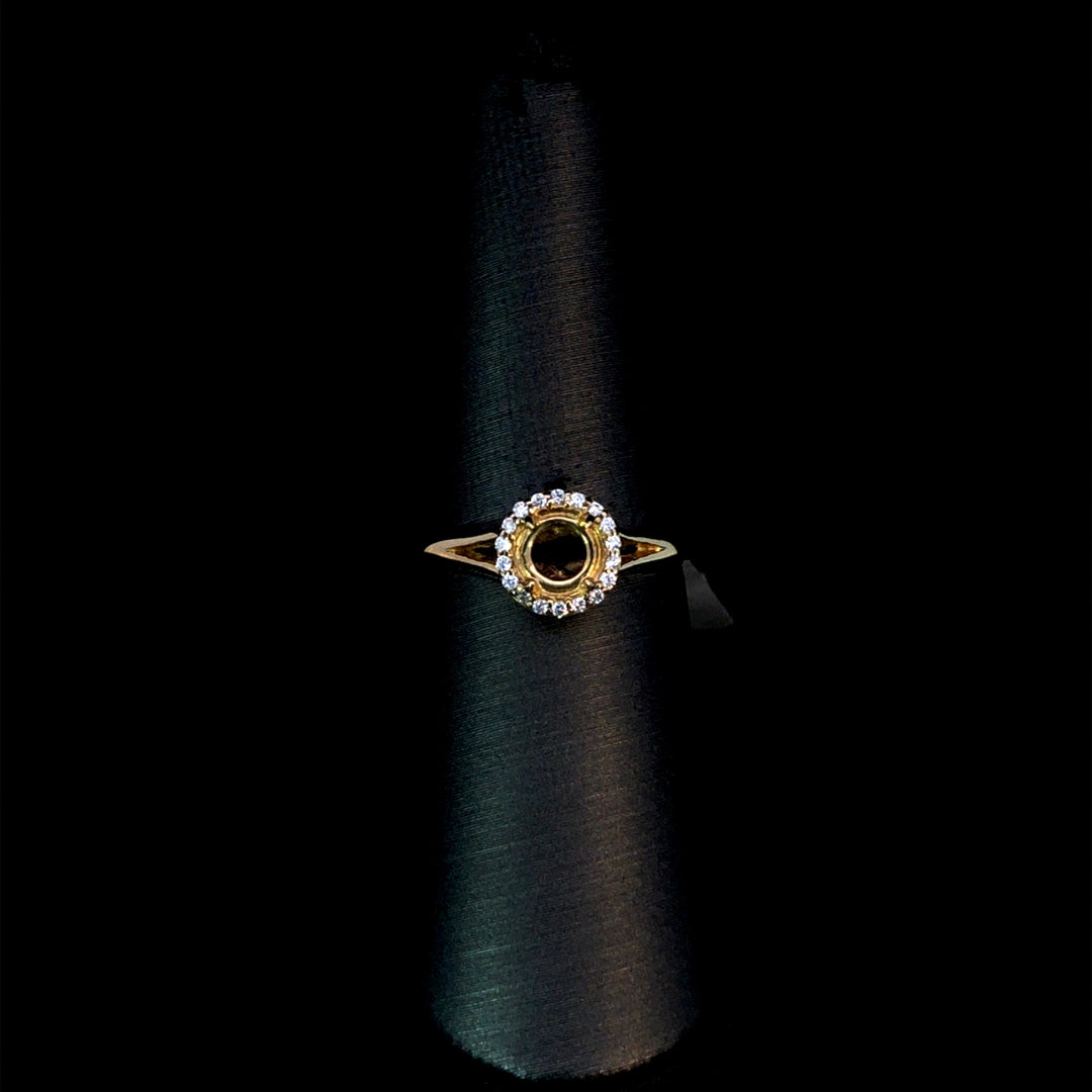 162534 - .09 ctw diamond semi mount