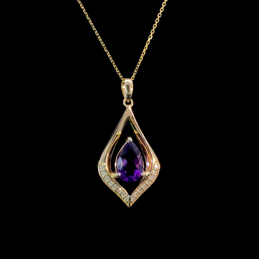 166449 - .07ctw diamond pendant