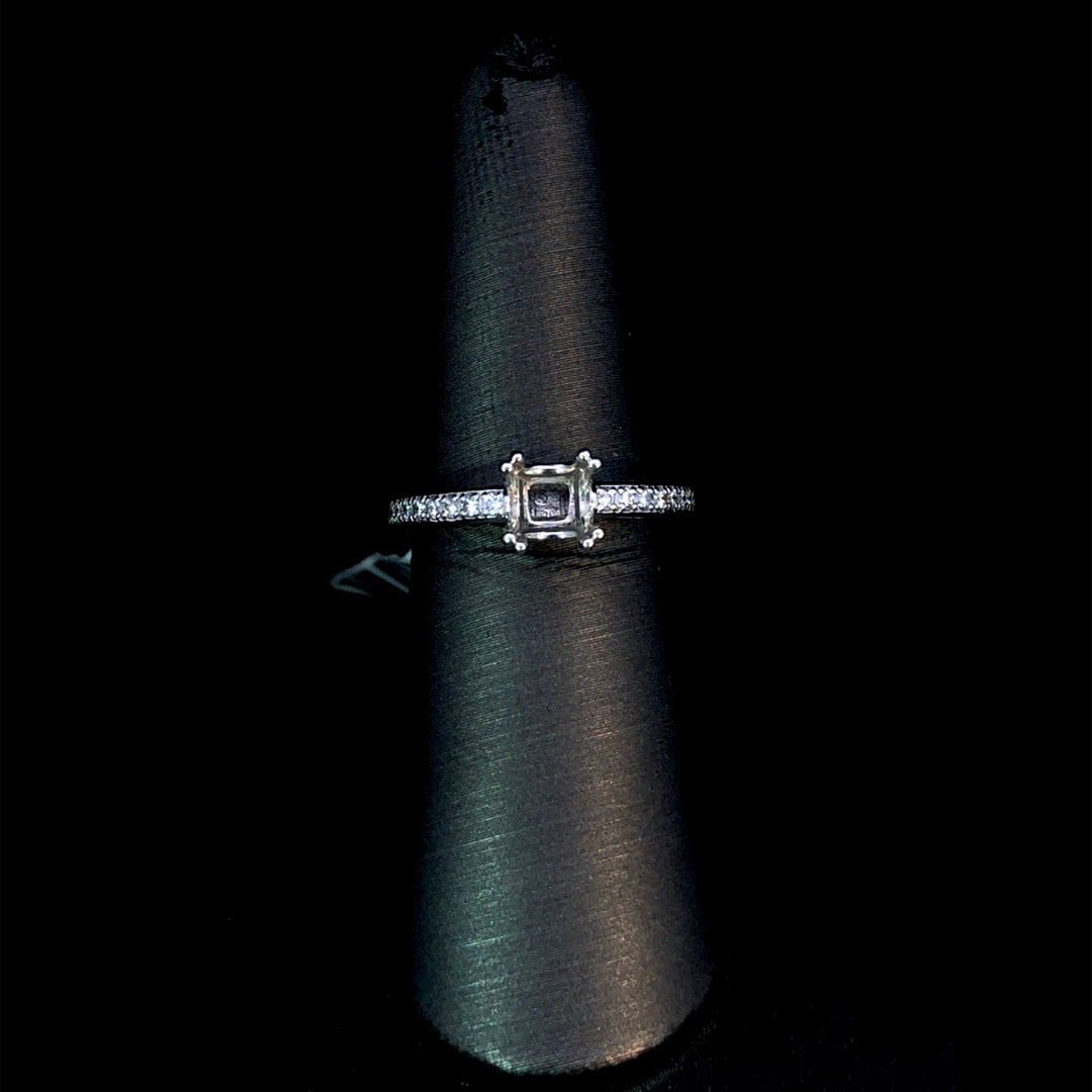 139775 - .18 ctw diamond semi mount